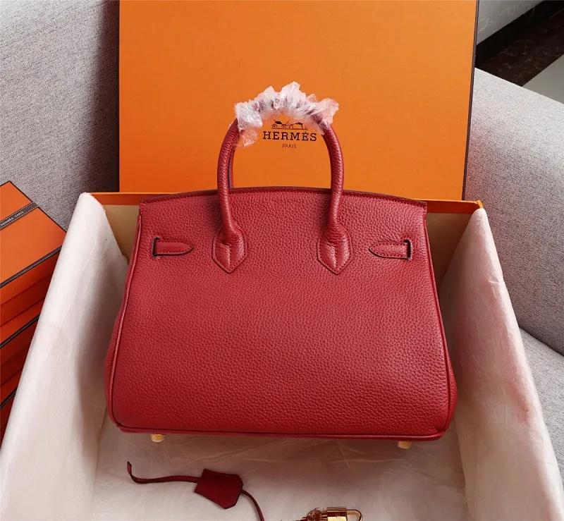 All Categories Official Website "Brand Women's Bags" Women's Bags 💙 Hermes 2022 Official New Hermès Handbags Lychee Pattern Imported First-Layer Calfskin Wholesale Small Size 58004000 Large Size 58004200 High Quality Size: Small 30CM Large 35CM