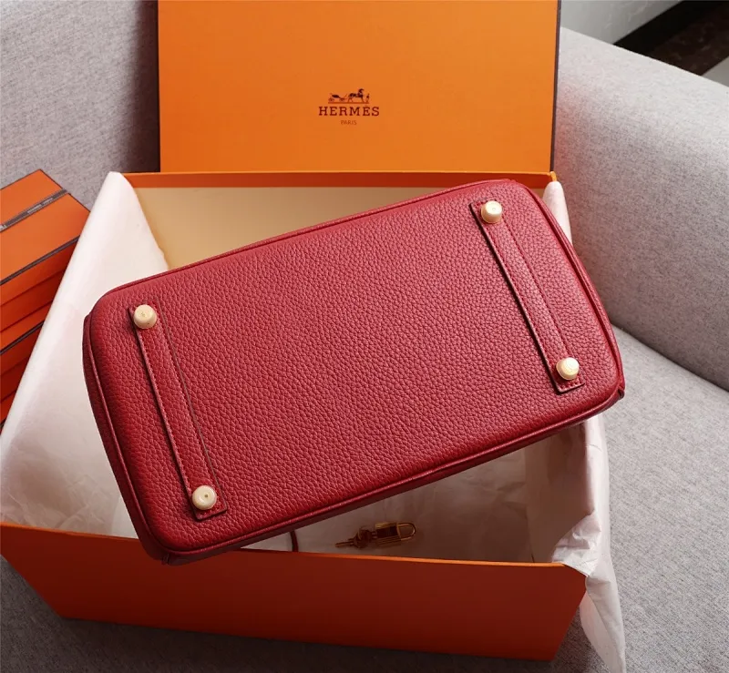 All Categories Official Website "Brand Women's Bags" Women's Bags 💙 Hermes 2022 Official New Hermès Handbags Lychee Pattern Imported First-Layer Calfskin Wholesale Small Size 58004000 Large Size 58004200 High Quality Size: Small 30CM Large 35CM