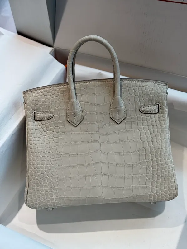 All categories Hermès women's bags (Hermès) Hermès 25 Glacier White