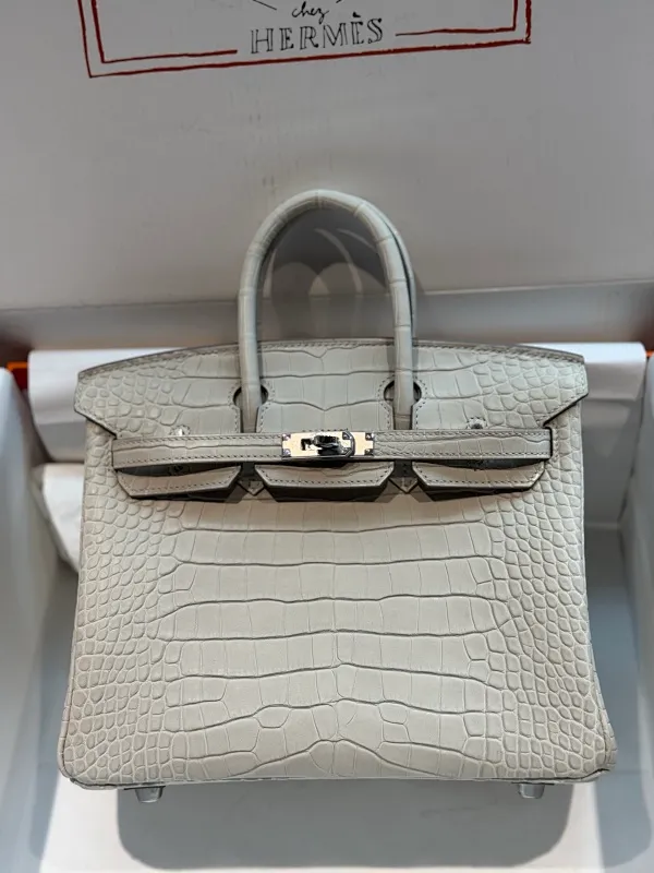 All categories Hermès women's bags (Hermès) Hermès 25 Glacier White