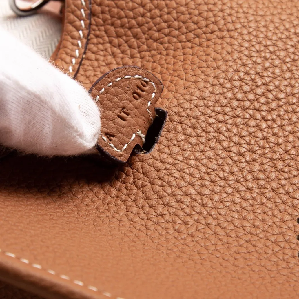 All categories Official website "Brand Women's Bags" Women's Bags 💙 Hermes 2022 official new Hermes evelyne mini bag wholesale imported cowhide 58002300 high quality size: 17CM