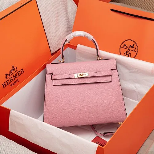 All Categories Official Website "Brand Women's Bags" Women's Bags 💙 Hermes 2022 Official New Hermès Women's Hand-Crossbody Two-Purpose Bag Wholesale Cowhide Palm Print Large Size 58002500 Small Size 58002300 High Quality Size: Large Size 28-22-10CM Small Size 25-17-7CM