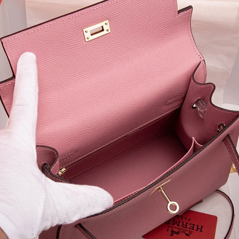 All Categories Official Website "Brand Women's Bags" Women's Bags 💙 Hermes 2022 Official New Hermès Women's Hand-Crossbody Two-Purpose Bag Wholesale Cowhide Palm Print Large Size 58002500 Small Size 58002300 High Quality Size: Large Size 28-22-10CM Small Size 25-17-7CM