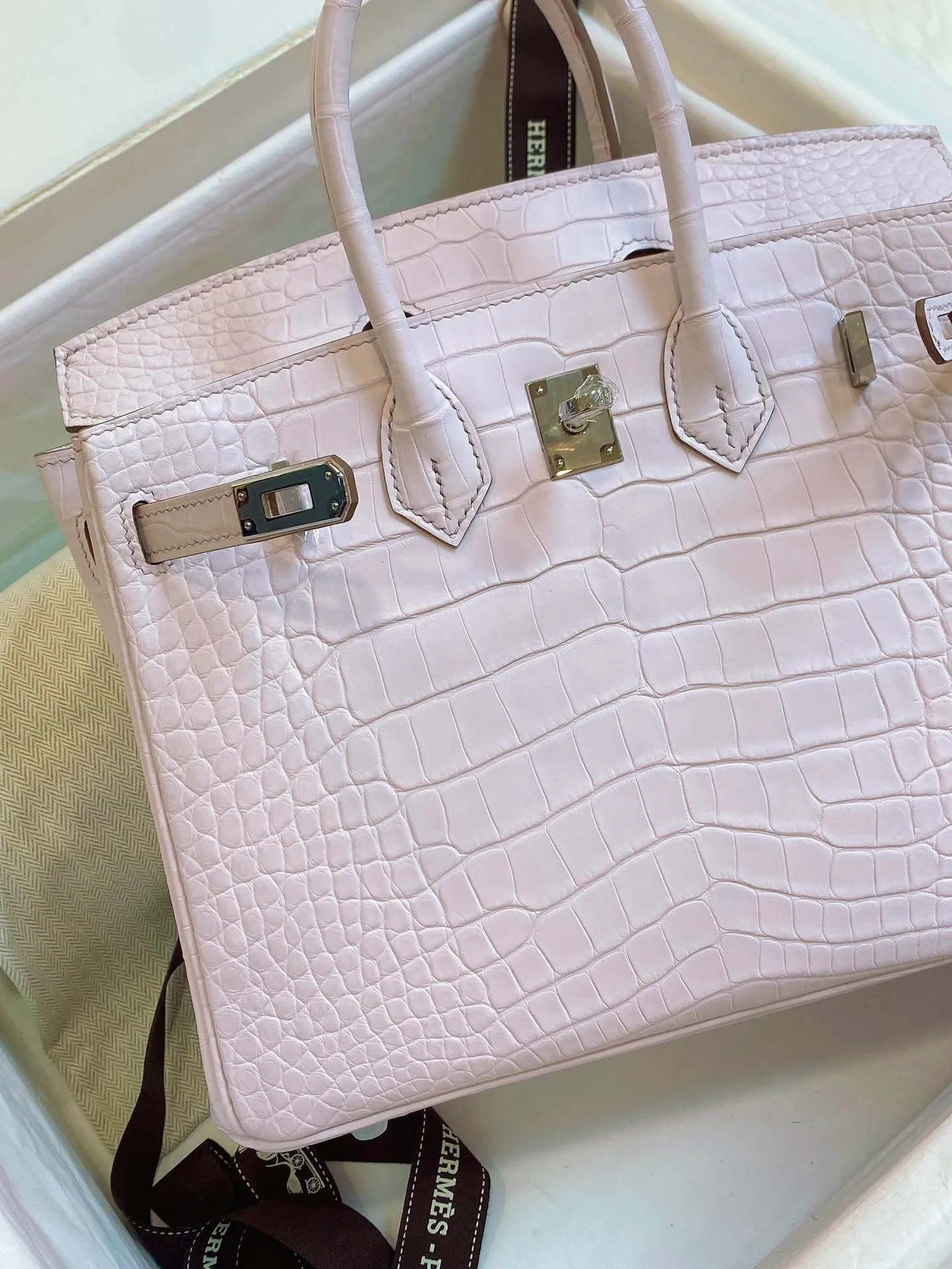 All Categories Hermès Women's Bags (Hermès) Hermès 25 American Crocodile