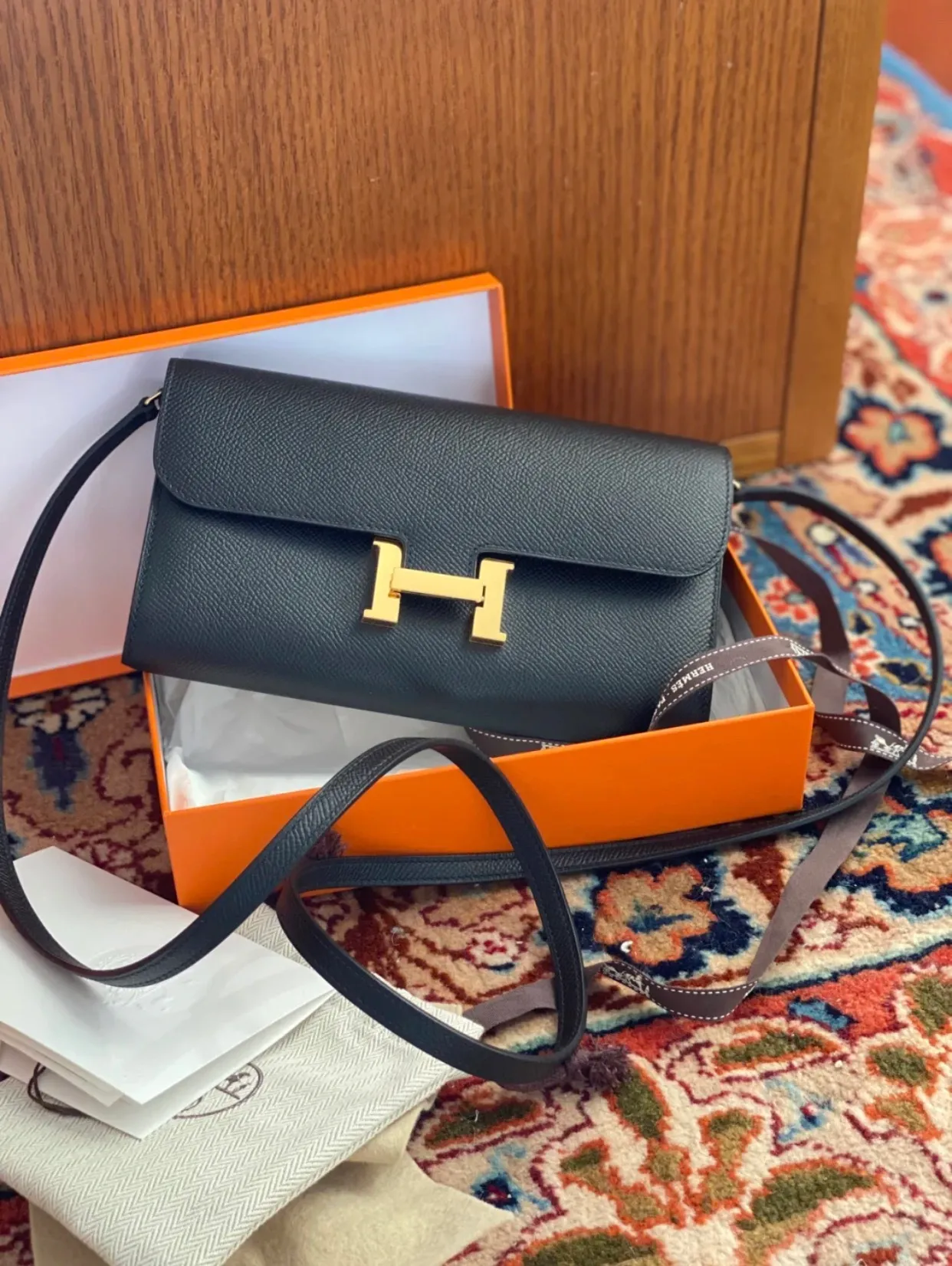 All categories Hermès women's bags (Hermès) Hermès original order 2132 black