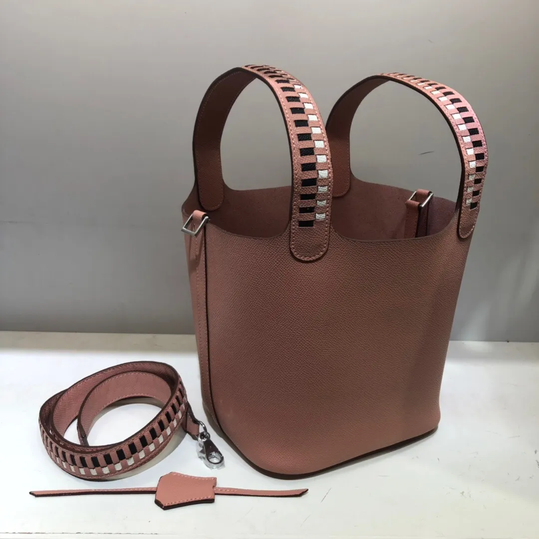 All Categories Official Website "Brand Women's Bags" Women's Bags 💙 Hermes 2024 Official Website New Hermes Epsom Palm Print Vegetable Basket
