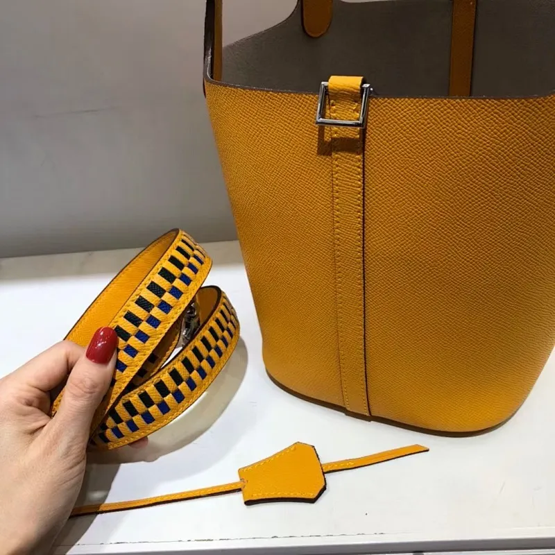 All Categories Official Website "Brand Women's Bags" Women's Bags 💙 Hermes 2024 Official Website New Hermes Epsom Palm Print Vegetable Basket