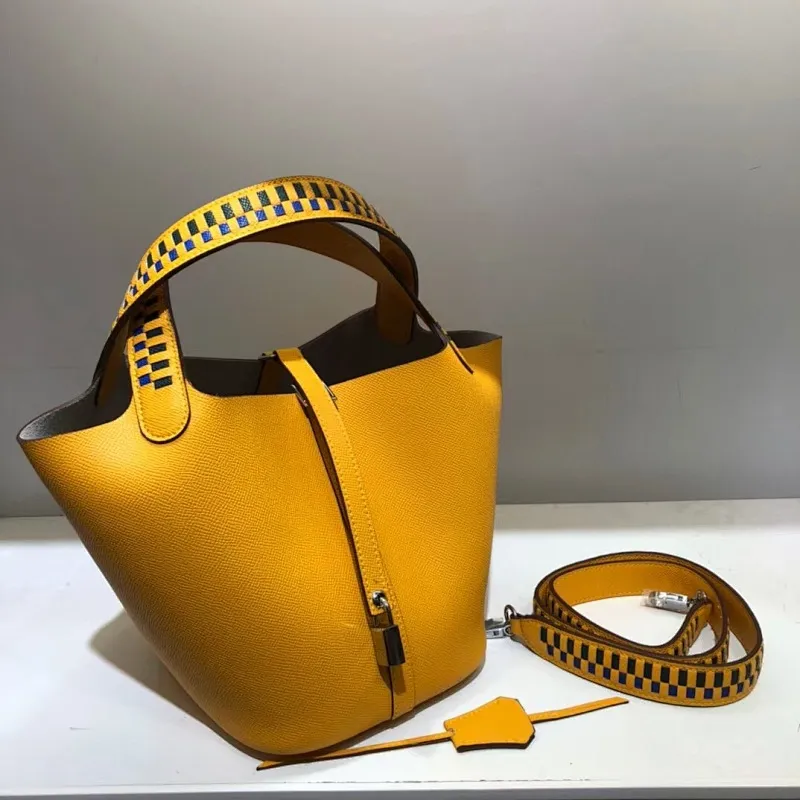 All Categories Official Website "Brand Women's Bags" Women's Bags 💙 Hermes 2024 Official Website New Hermes Epsom Palm Print Vegetable Basket