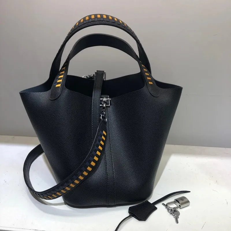 All Categories Official Website "Brand Women's Bags" Women's Bags 💙 Hermes 2024 Official Website New Hermes Epsom Palm Print Vegetable Basket