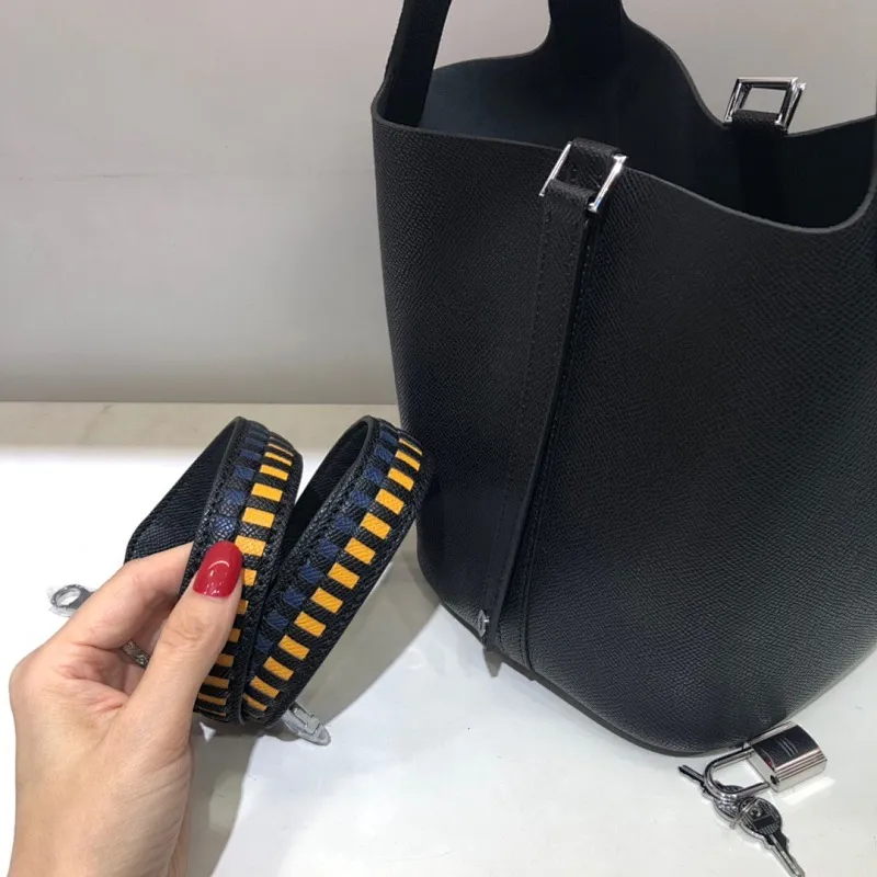 All Categories Official Website "Brand Women's Bags" Women's Bags 💙 Hermes 2024 Official Website New Hermes Epsom Palm Print Vegetable Basket