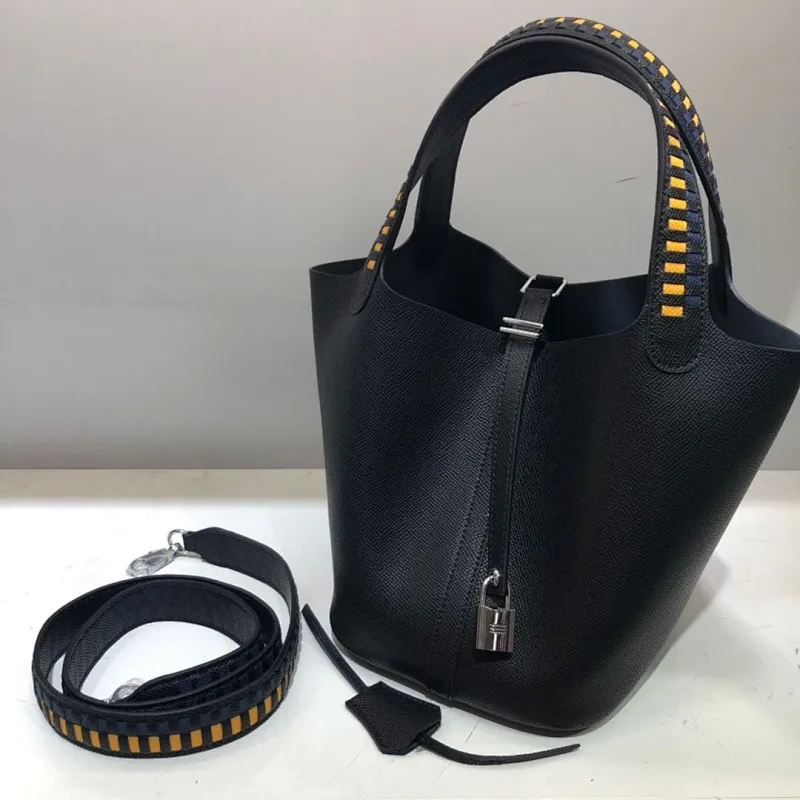 All Categories Official Website "Brand Women's Bags" Women's Bags 💙 Hermes 2024 Official Website New Hermes Epsom Palm Print Vegetable Basket