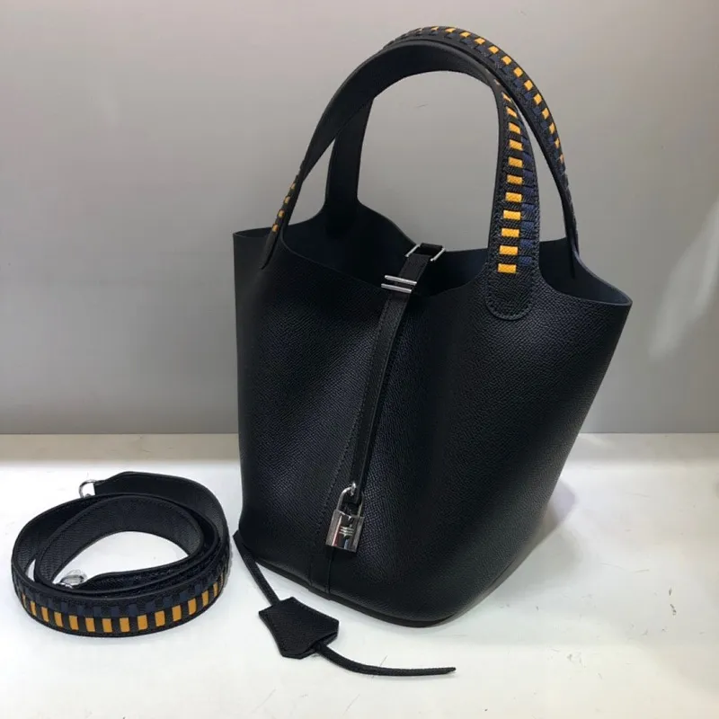 All Categories Official Website "Brand Women's Bags" Women's Bags 💙 Hermes 2024 Official Website New Hermes Epsom Palm Print Vegetable Basket