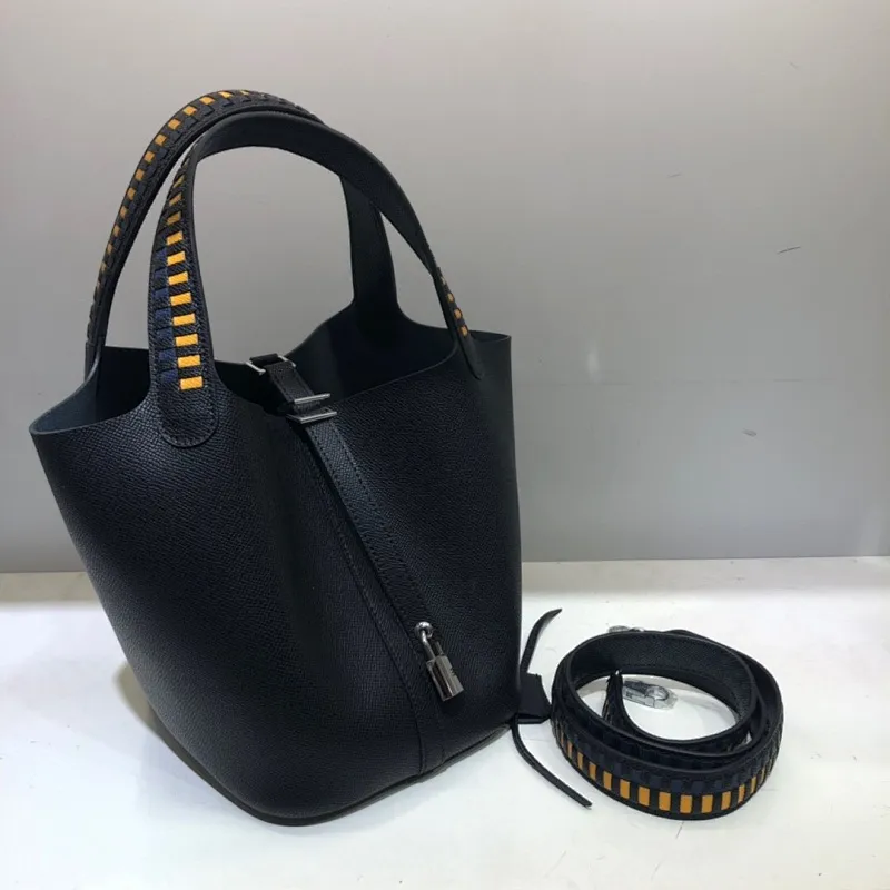 All Categories Official Website "Brand Women's Bags" Women's Bags 💙 Hermes 2024 Official Website New Hermes Epsom Palm Print Vegetable Basket
