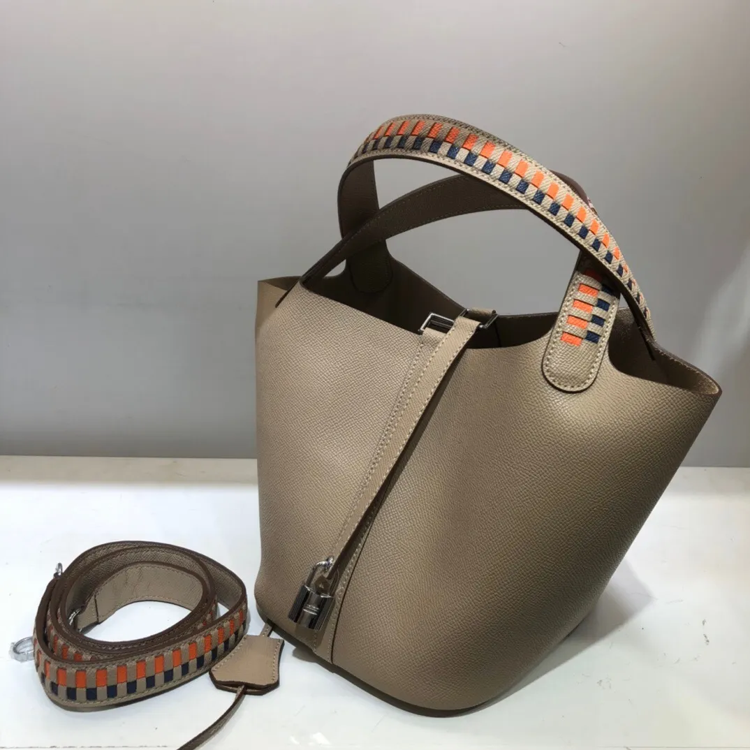 All Categories Official Website "Brand Women's Bags" Women's Bags 💙 Hermes 2024 Official Website New Hermes Epsom Palm Print Vegetable Basket