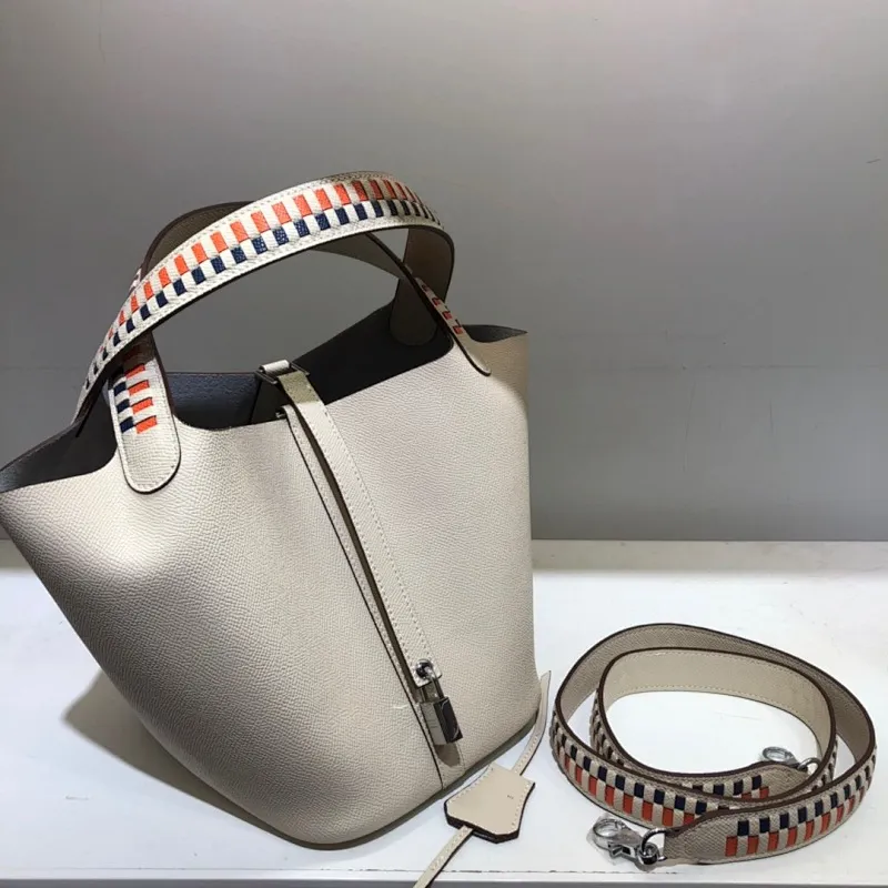 All Categories Official Website "Brand Women's Bags" Women's Bags 💙 Hermes 2024 Official Website New Hermes Epsom Palm Print Vegetable Basket
