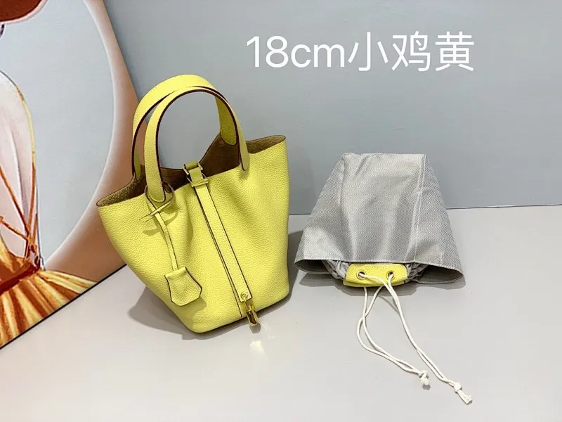 All Categories Official Website "Brand Women's Bags" Women's Bags 💙 Hermes 2025 New Hermes Picotin Vegetable Basket