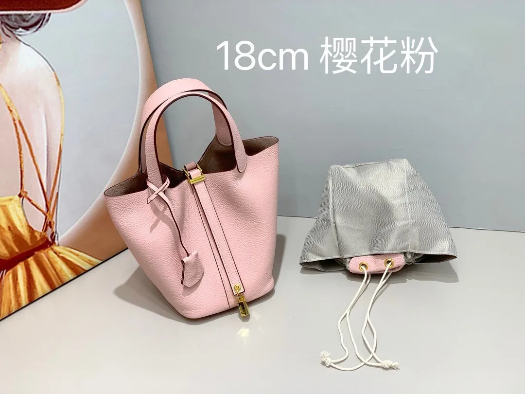 All Categories Official Website "Brand Women's Bags" Women's Bags 💙 Hermes 2025 New Hermes Picotin Vegetable Basket