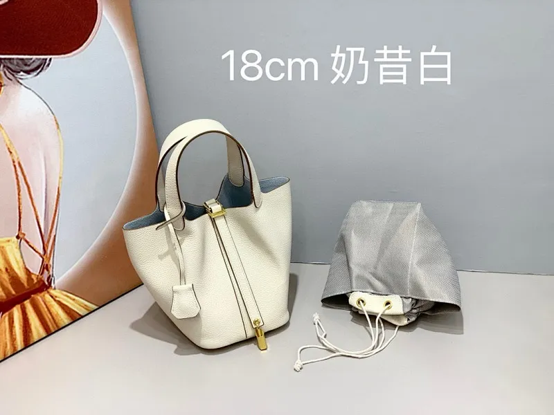 All Categories Official Website "Brand Women's Bags" Women's Bags 💙 Hermes 2025 New Hermes Picotin Vegetable Basket