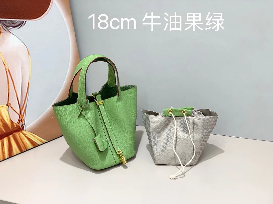 All Categories Official Website "Brand Women's Bags" Women's Bags 💙 Hermes 2025 New Hermes Picotin Vegetable Basket