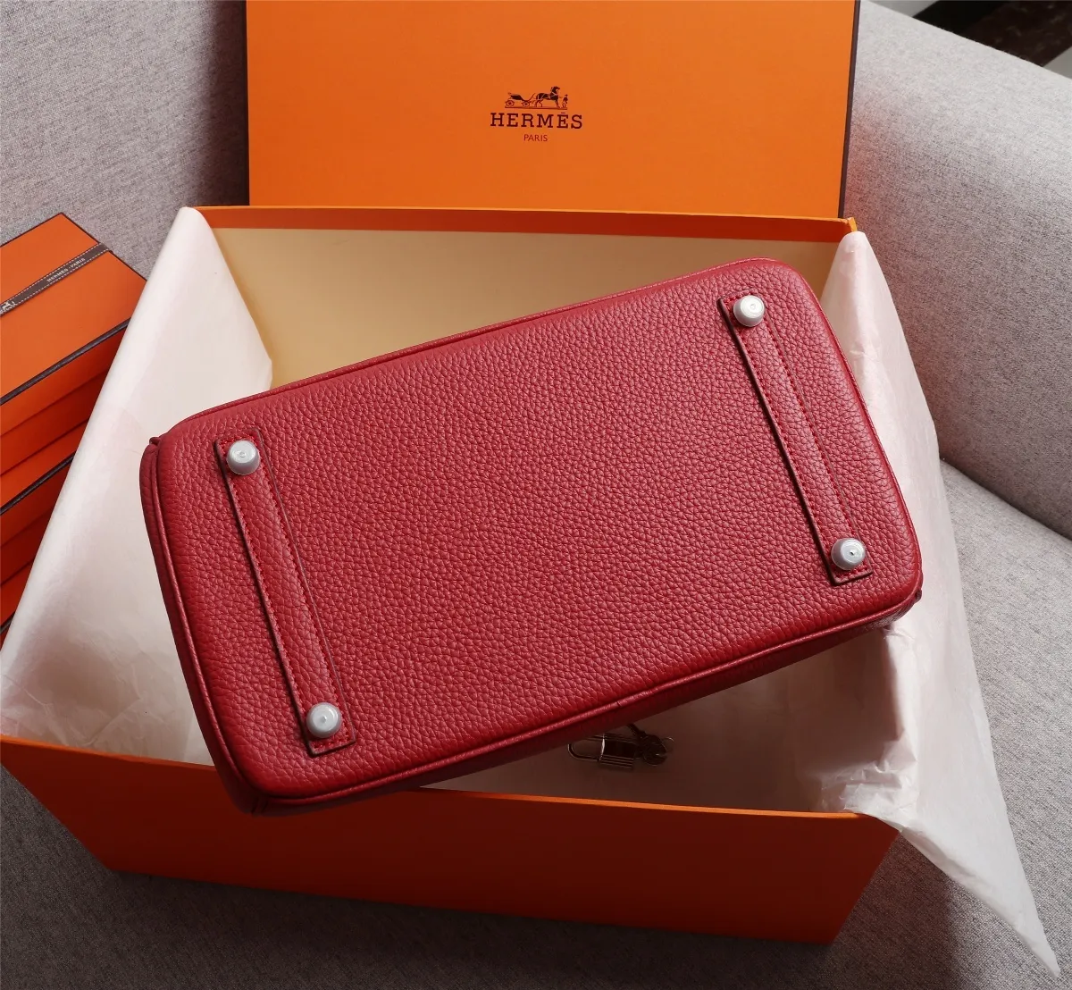 All Categories Official Website "Brand Women's Bags" Women's Bags 💙 Hermes 2022 Official New Hermès Handbags Lychee Pattern Imported First-Layer Calfskin Wholesale Small Size 58004000 Large Size 58004200 High Quality Size: Small 30CM Large 35CM