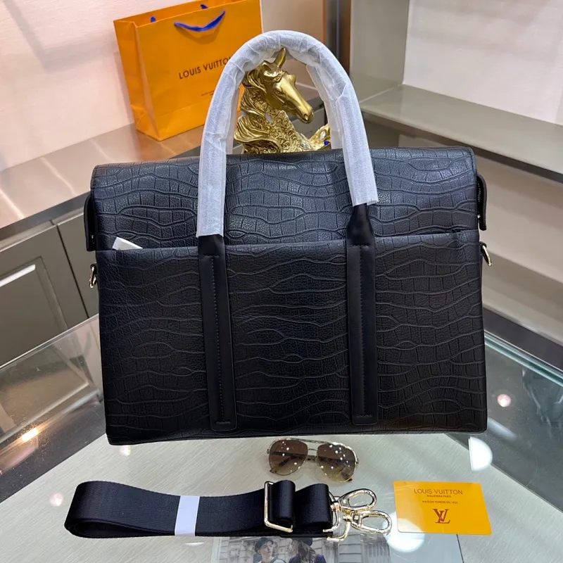 All categories 💚 Top version men's bag 💚 LV 58005000 2023 counters also sell LV briefcase, LV handbag, LV men's briefcase SZIE 38*42*28.9CM
