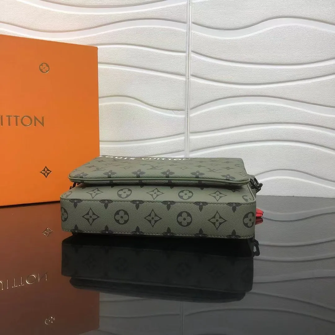 All categories 💚 Top version men’s bag 💚 LV 202326 2023 counters also sell LV crossbody bag 25-18.5-7