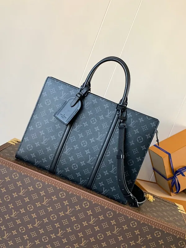 All categories 💚 Top version men’s bags 💚 LV 2024 new LV briefcase