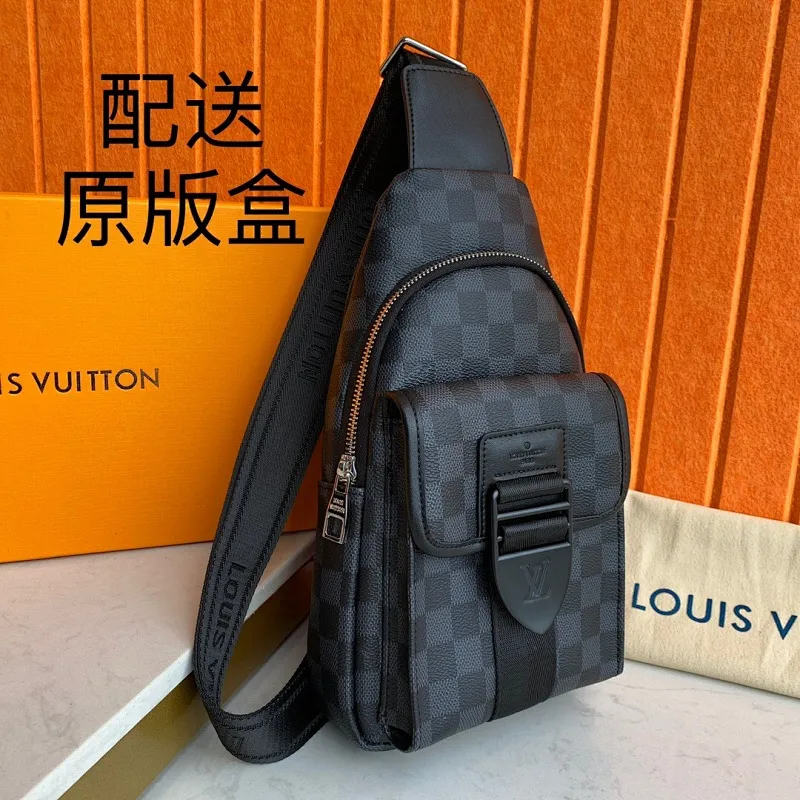 All categories 💚 Top version men’s bags 💚 LV 2024 official website new LV chest bag