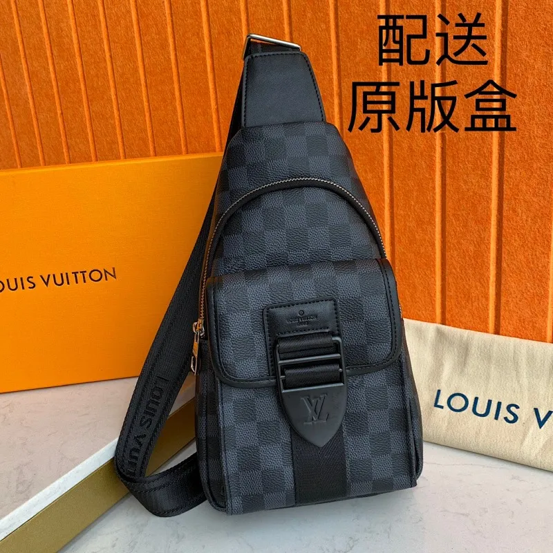All categories 💚 Top version men’s bags 💚 LV 2024 official website new LV chest bag