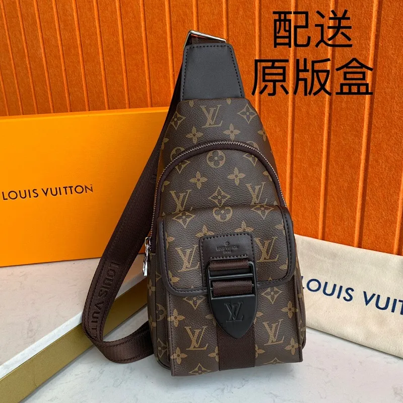 All categories 💚 Top version men’s bags 💚 LV 2024 official website new LV chest bag