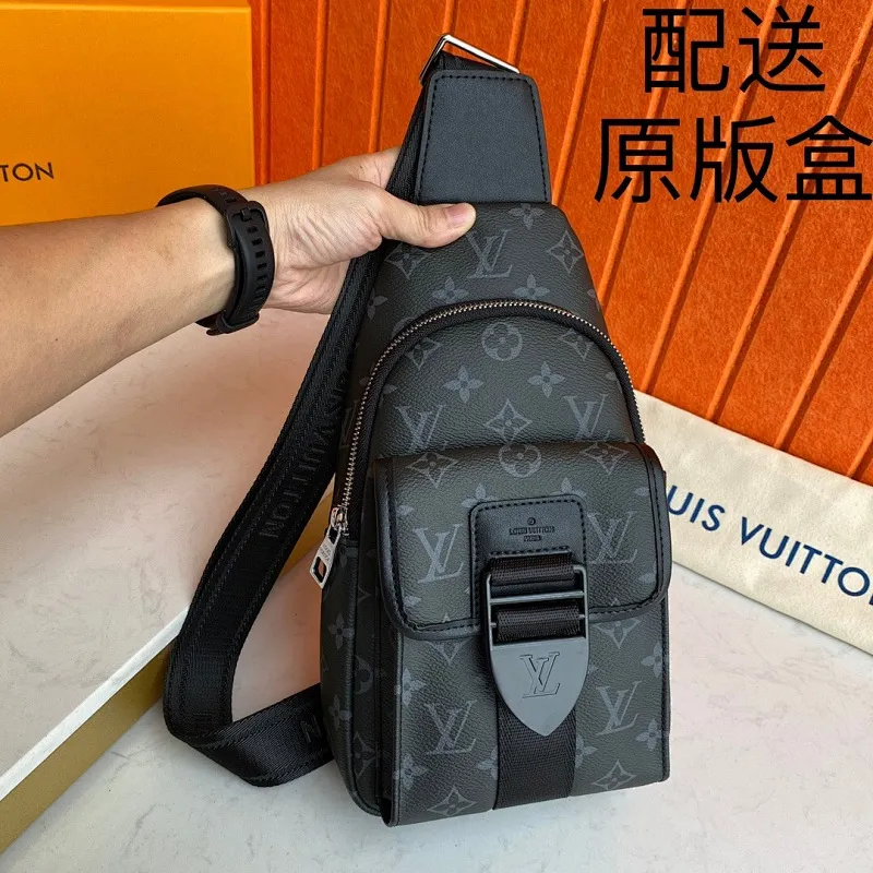 All categories 💚 Top version men’s bags 💚 LV 2024 official website new LV chest bag