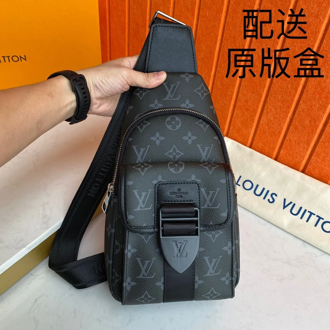 All categories 💚 Top version men’s bags 💚 LV 2024 official website new LV chest bag