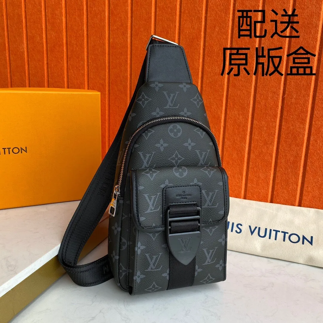 All categories 💚 Top version men’s bags 💚 LV 2024 official website new LV chest bag