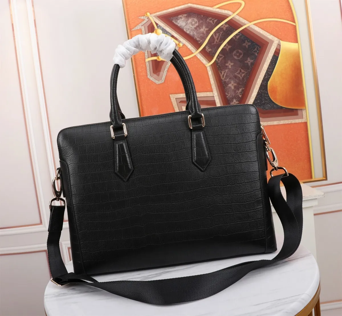 All categories 💚 Top version men’s bags 💚 LV 2023 new LV briefcase