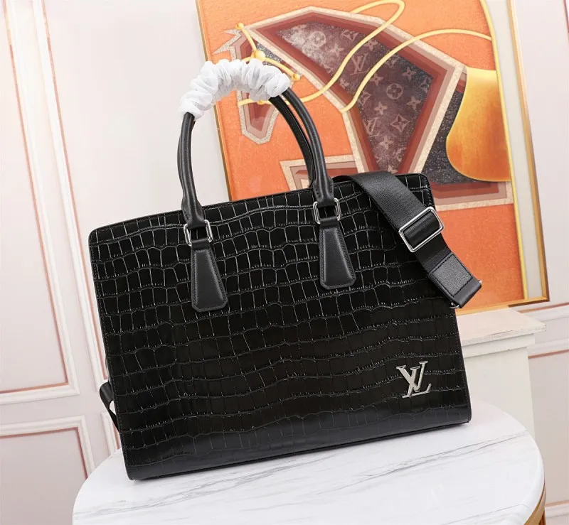 All categories 💚 Top version men’s bags 💚 LV 2023 new LV briefcase