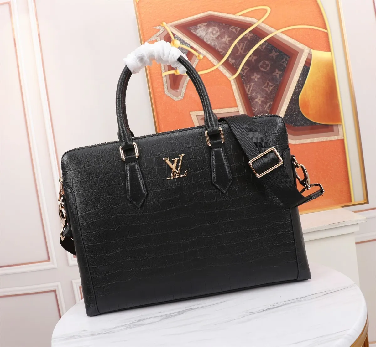 All categories 💚 Top version men’s bags 💚 LV 2023 new LV briefcase