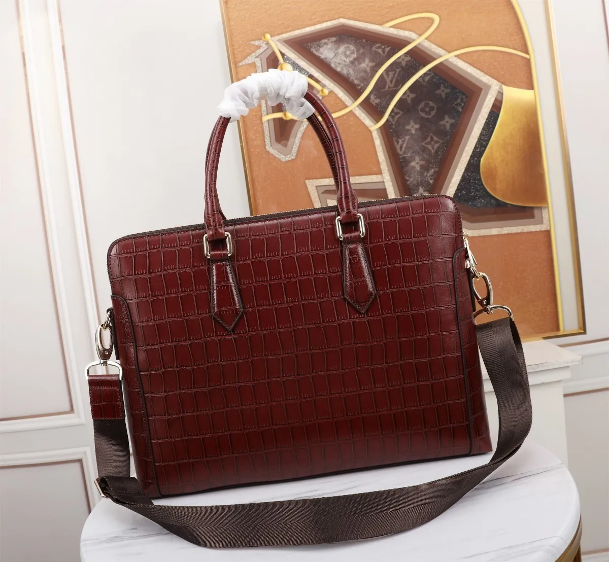 All categories 💚 Top version men’s bags 💚 LV 2023 new LV briefcase