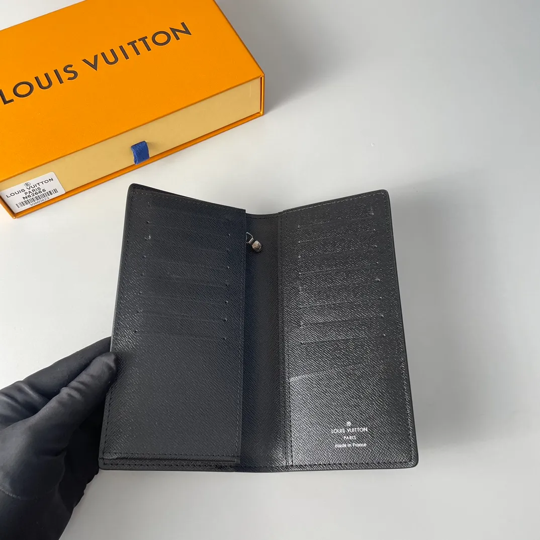 P340🇫🇷Exclusive real shot of overseas original order N62665! This canvas wallet exudes unstoppable masculinity. It's spacious and functional and can easily be stowed away in a coat pocket. Can hold change, credit cards and banknotes. Size: 19X10cm