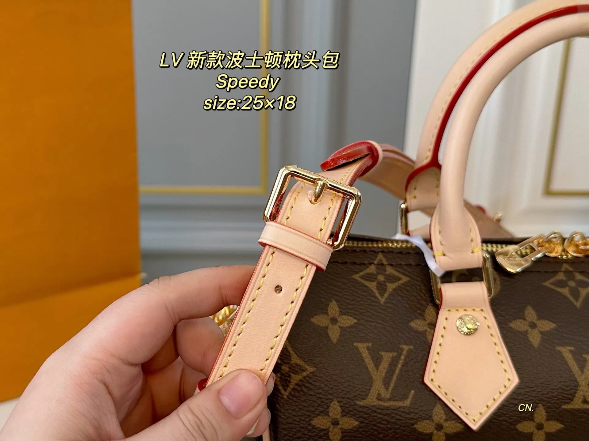 All categories Official website "Brand Women's Bags" Women's Bags 💙 LV 2025 new LV speedy Boston pillow bag