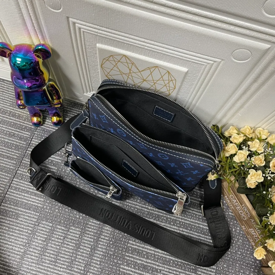 All categories Official website "Brand Women's Bags" Women's Bags 💙 LV replica LV, fine imitation LV bags, LV shoulder bags, 2023 official latest version LV messenger bag, bag factory, original material, size: 25-18.5-7CM