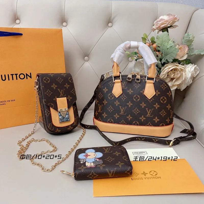 All categories Official website "Three-piece bag set" Three-piece set💖 LV 2023 new LV bag three-piece set wholesale