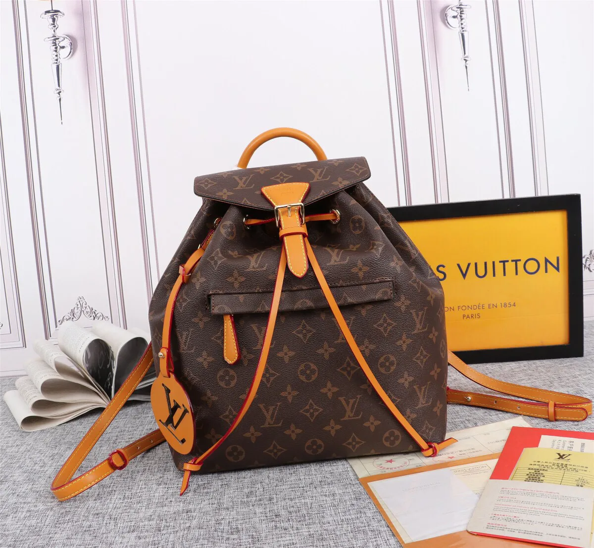 All Categories Official Website "Brand Women's Bags" Women's Bags 💙 LV 2022 Official New LV Montsouris Backpack Wholesale 58001800