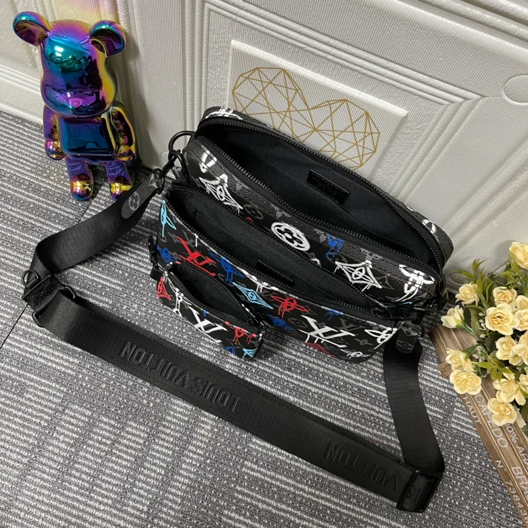 All categories Official website "Brand Women's Bags" Women's Bags 💙 LV replica LV, fine imitation LV bags, LV shoulder bags, 2023 official latest version LV messenger bag, bag factory, original material, size: 25-18.5-7CM