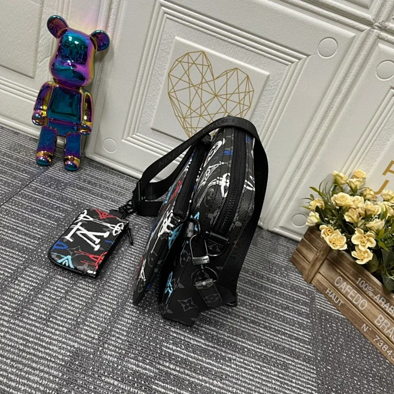 All categories Official website "Brand Women's Bags" Women's Bags 💙 LV replica LV, fine imitation LV bags, LV shoulder bags, 2023 official latest version LV messenger bag, bag factory, original material, size: 25-18.5-7CM