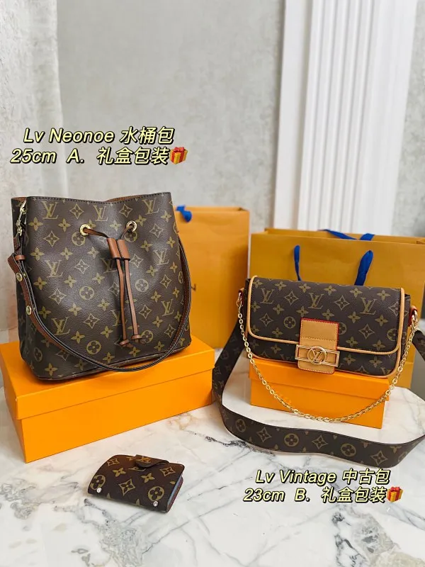 All categories Official website "Three-piece bag set" Three-piece set💖 LV 2023 new LV bag three-piece set wholesale
