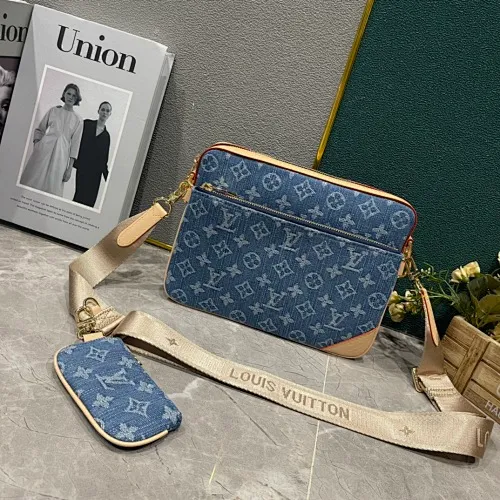 All Categories Official Website "Brand Women's Bags" Women's Bags 💙 LV 2024 New LV Denim Denim Crossbody Bag