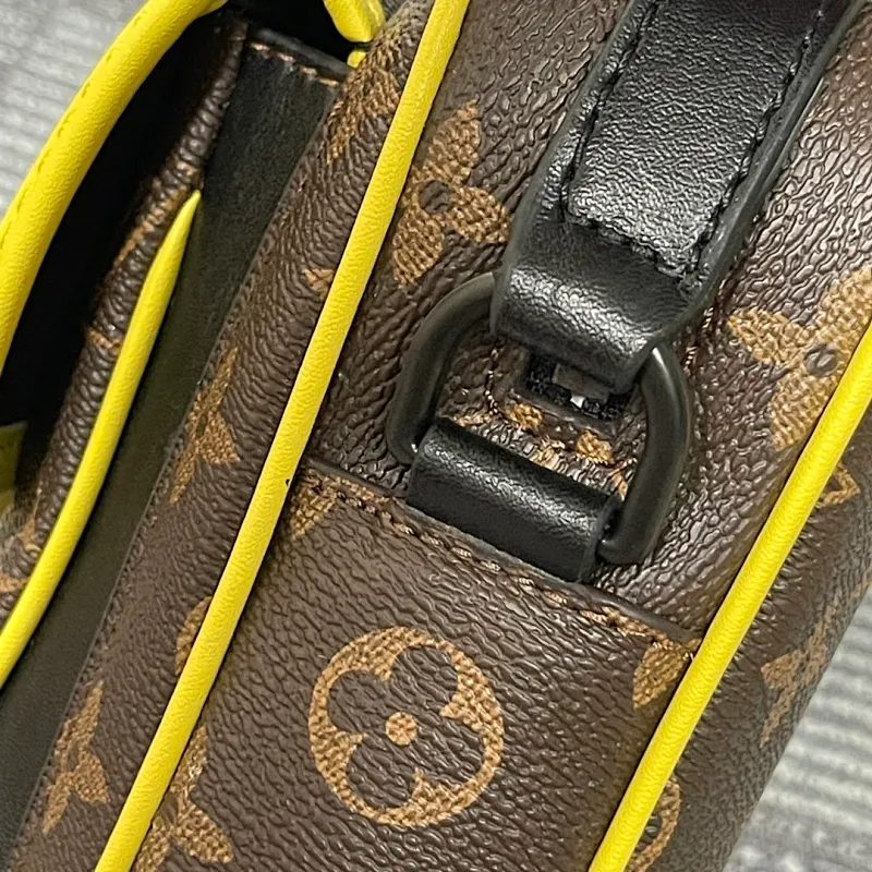 All categories Official website "Brand Women's Bags" Women's Bags 💙 LV Christopher mini handbag is made of iconic Monogram Macassar material and matte metal parts, with adjustable shoulder straps, and a dynamic atmosphere bursts out. It also features spacious compartments and front pockets, providing a modern way to carry your daily essentials. Dimensions: 15.0 x