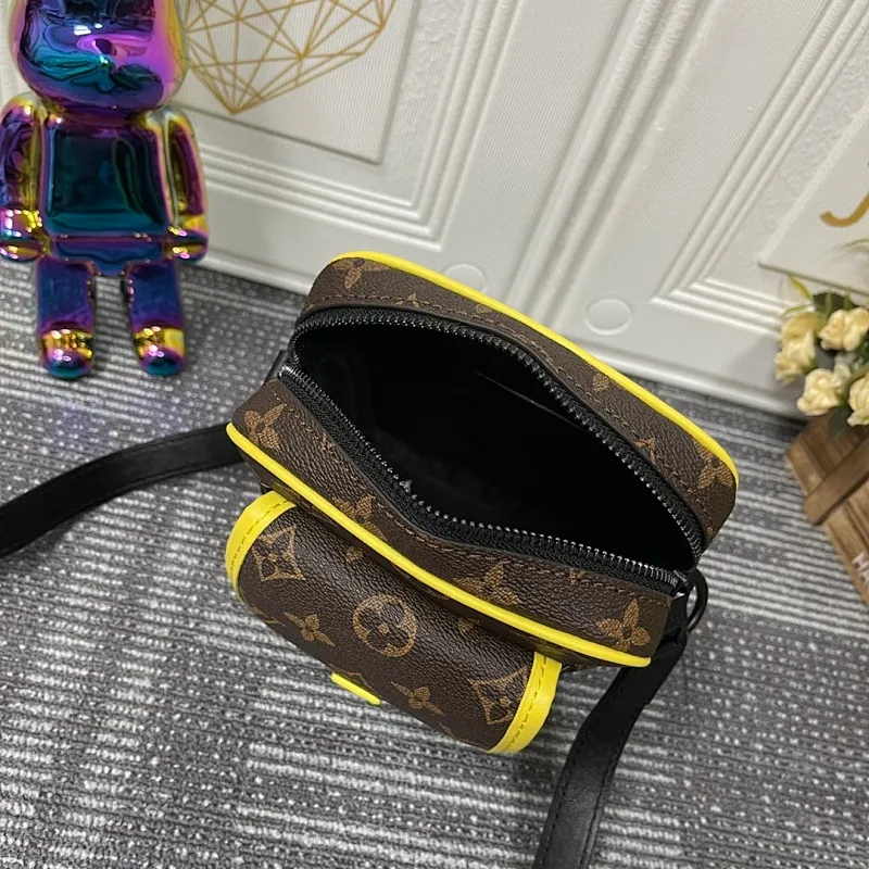 All categories Official website "Brand Women's Bags" Women's Bags 💙 LV Christopher mini handbag is made of iconic Monogram Macassar material and matte metal parts, with adjustable shoulder straps, and a dynamic atmosphere bursts out. It also features spacious compartments and front pockets, providing a modern way to carry your daily essentials. Dimensions: 15.0 x