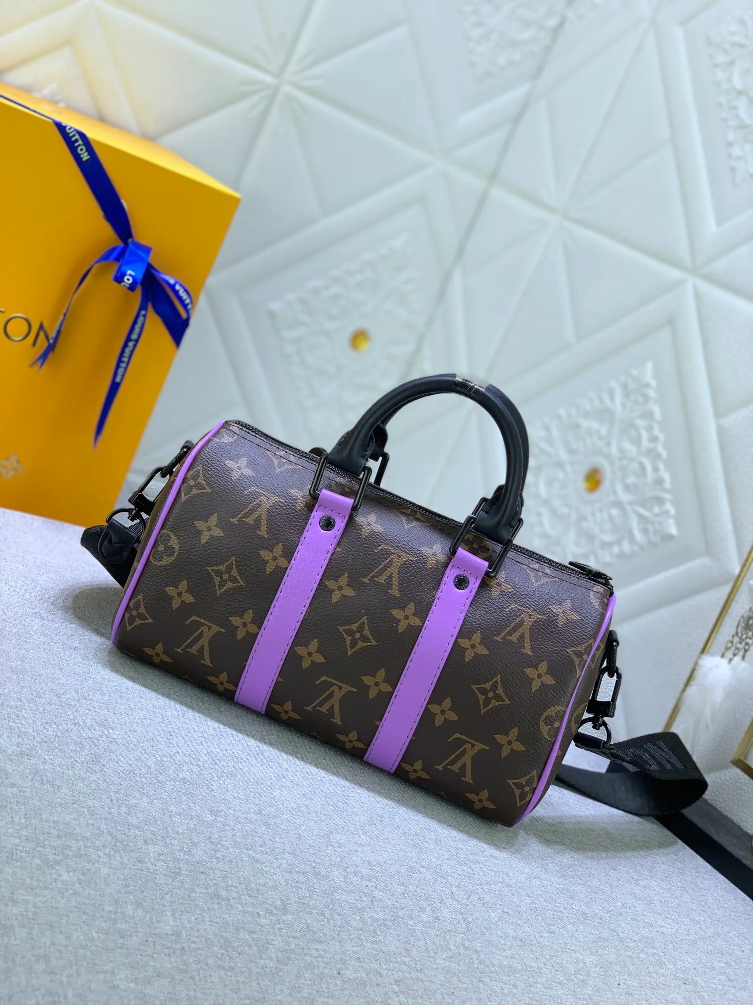 All categories Official website "Brand Women's Bags" Women's Bags 💙 LV replica LV, fine imitation LV bags, LV handbags, 2023 official latest version LV leather travel bag, bag factory, original material, size: 25-15-11CM
