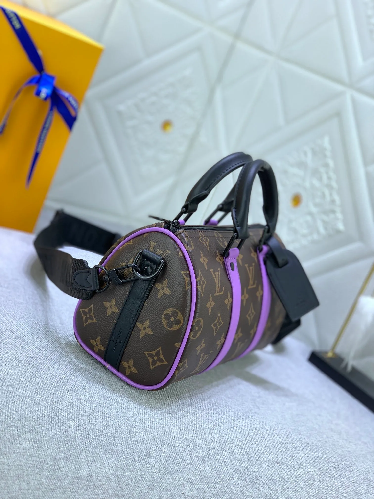All categories Official website "Brand Women's Bags" Women's Bags 💙 LV replica LV, fine imitation LV bags, LV handbags, 2023 official latest version LV leather travel bag, bag factory, original material, size: 25-15-11CM